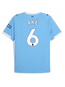 Manchester City Nathan Ake #6 Domaci Dres 2025-26 Kratak Rukavima Manchester City Nathan Ake #6 Domaci Dres 2025-26 Kratak Rukavima